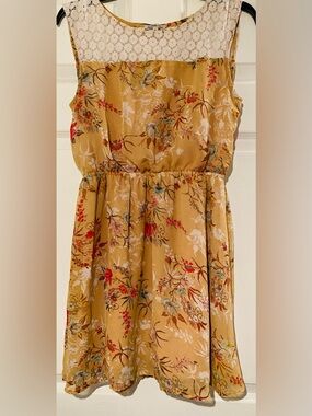 Charlotte Russe floral dress Juniors M